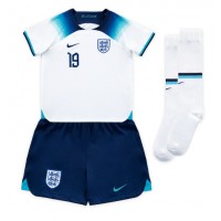 Maglie da calcio Inghilterra Mason Mount #19 Prima Maglia Bambino Mondiali 2022 Manica Corta (+ Pantaloni corti)